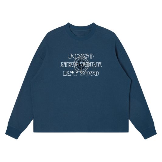 Fonso Waffle Knit Long Sleeve