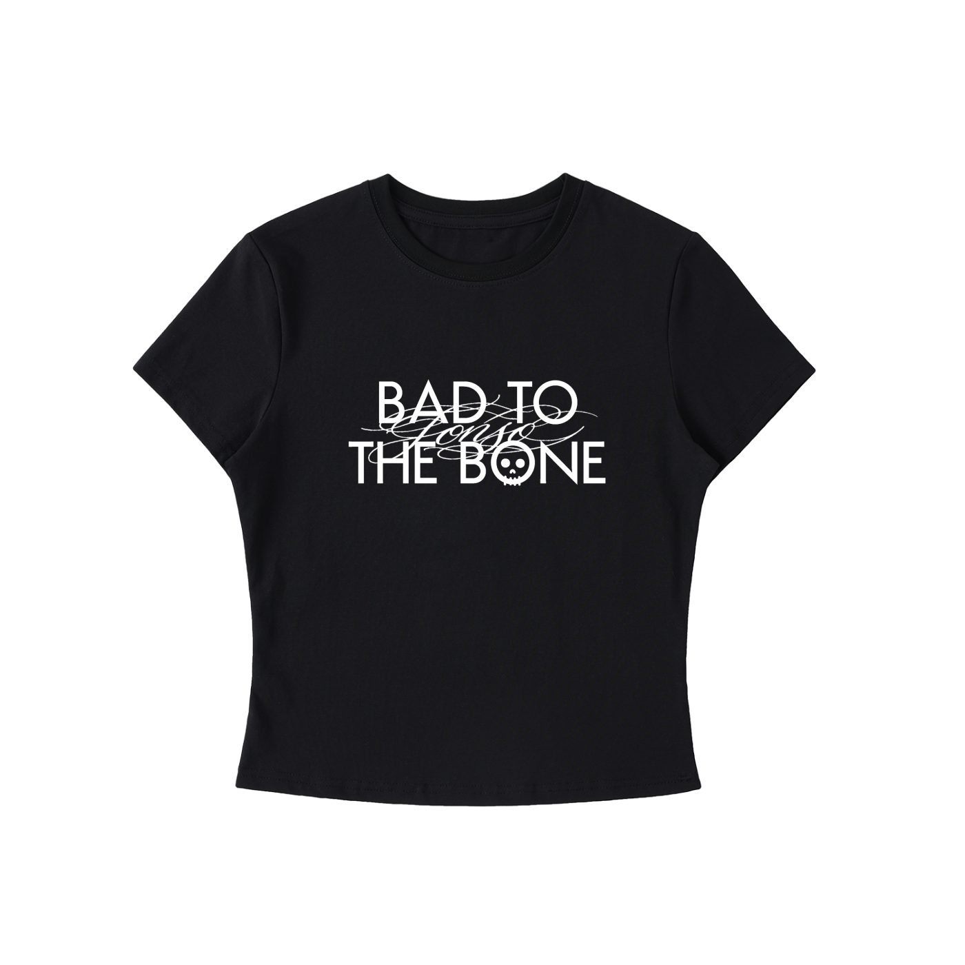 Fonso Crop Top "Bad To The Bone"
