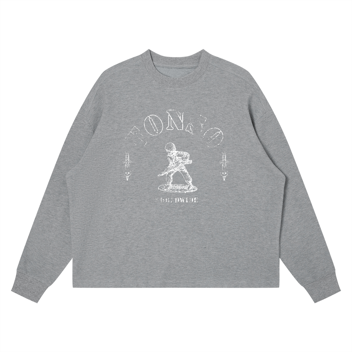 Fonso Basic Waffle Long Sleeve