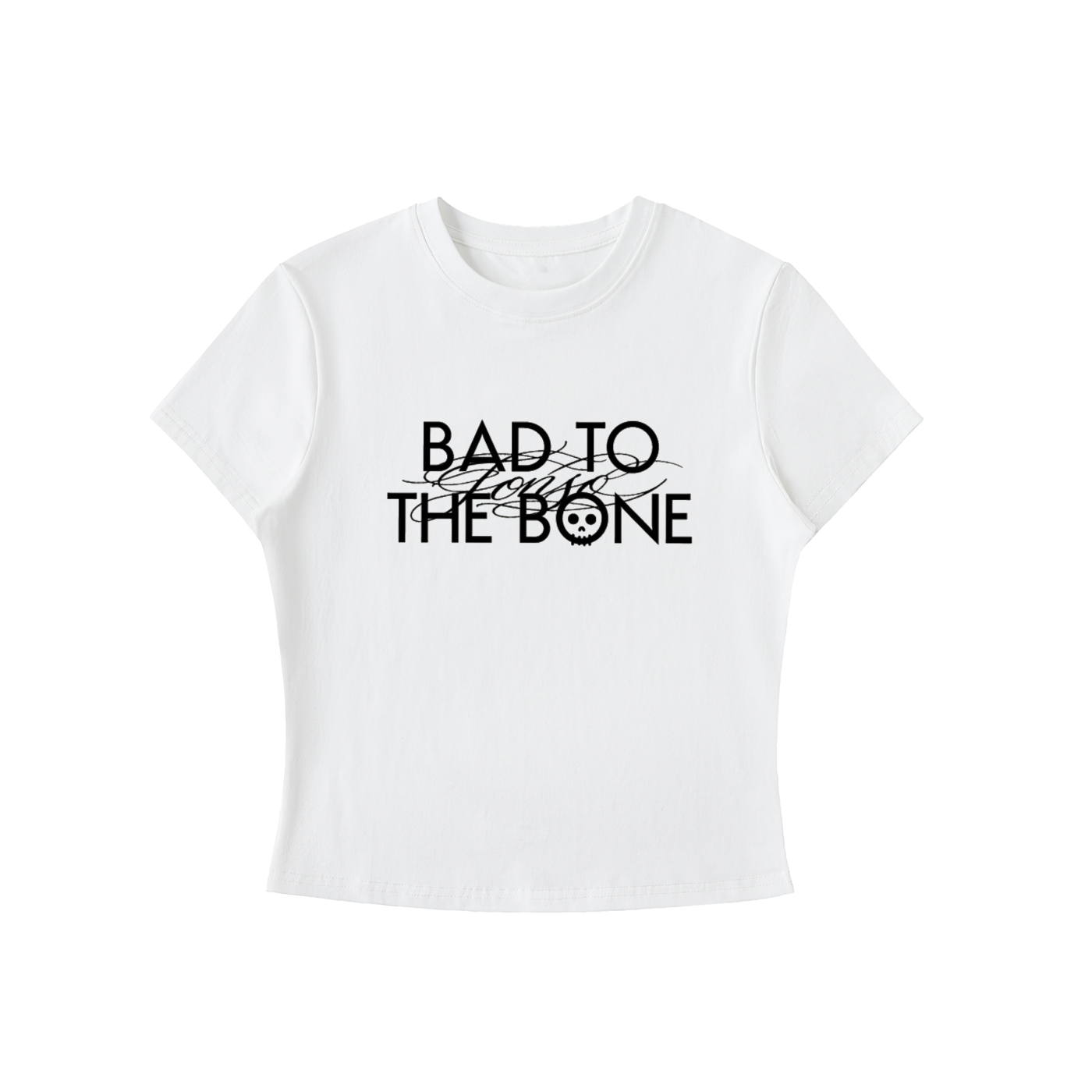 Fonso Crop Top "Bad To The Bone"