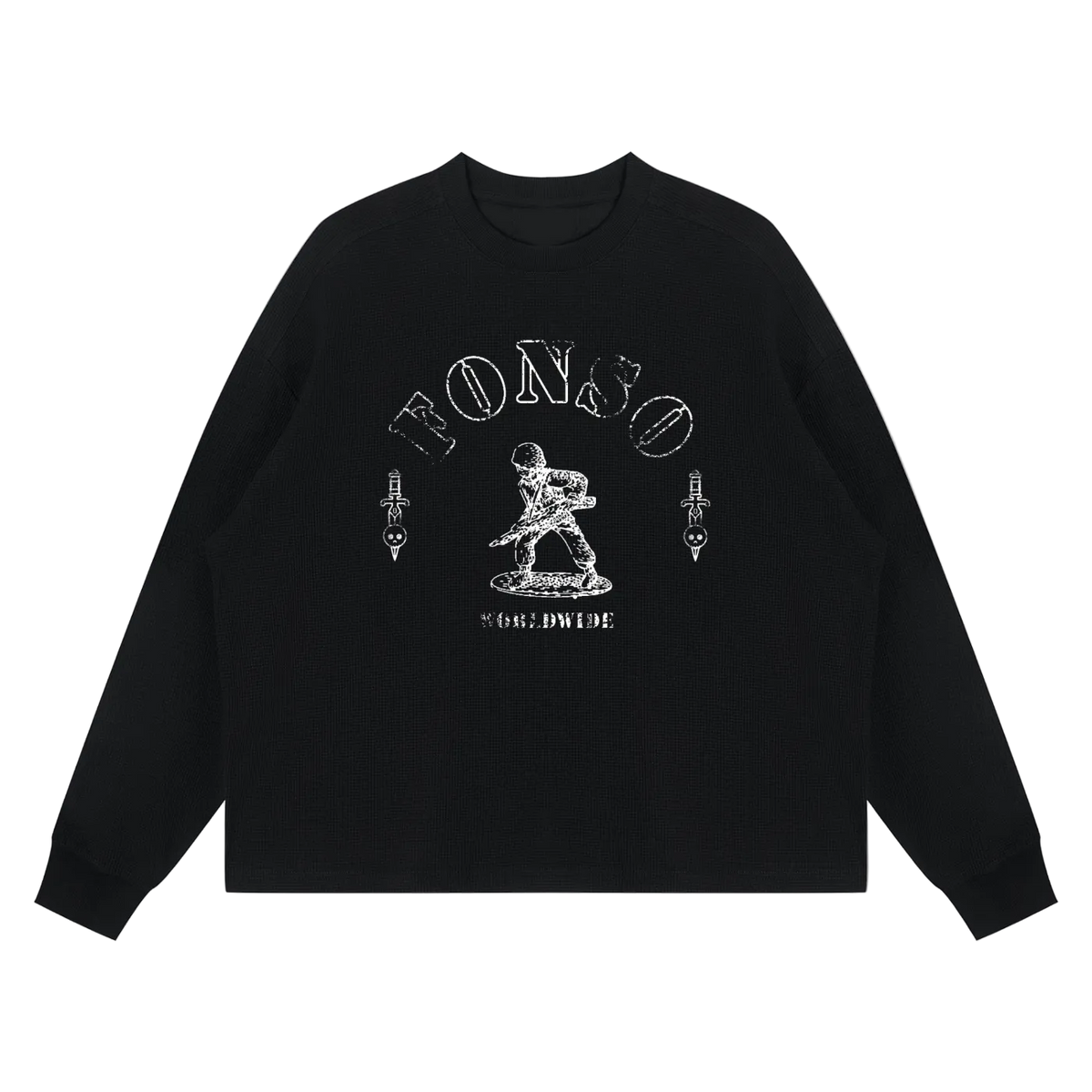 Fonso Basic Waffle Long Sleeve
