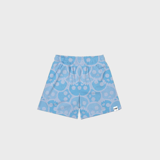 Blue Skull Shorts